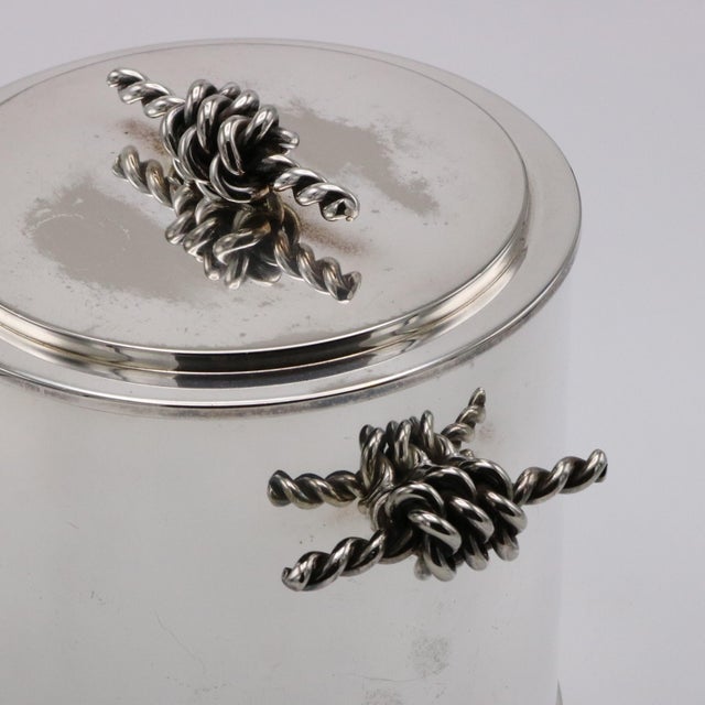 Metal 1960s Fine Gucci Ice Bucket For Sale - Image 7 of 7