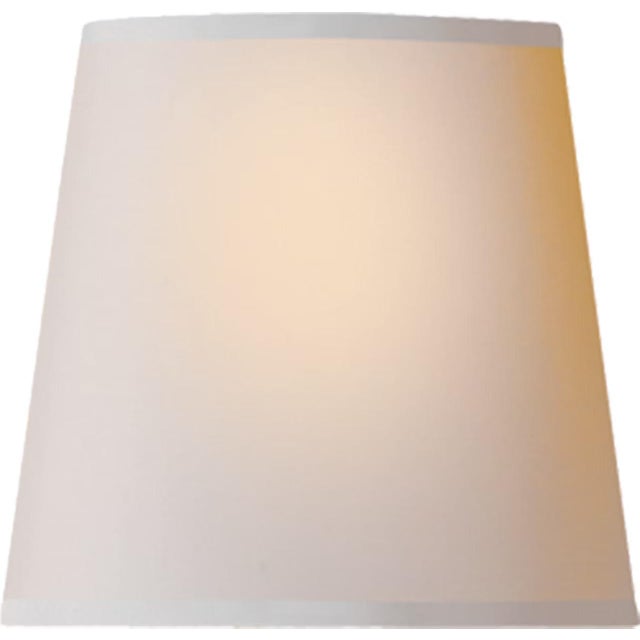 Traditional Chapman & Myers by Visual Comfort Signature 3" x 4" x 4" Natural Paper Candle Clip Shade For Sale - Image 3 of 3
