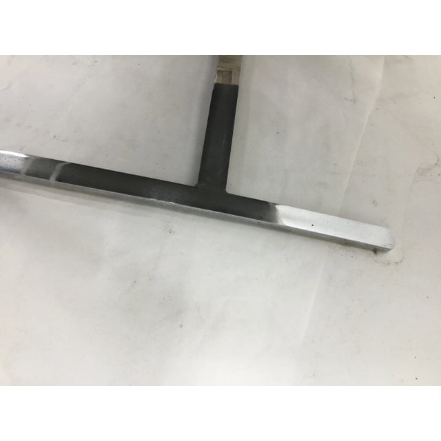 1970s Vintage Chrome Frame Upholstered Armchairs - a Pair For Sale - Image 10 of 13