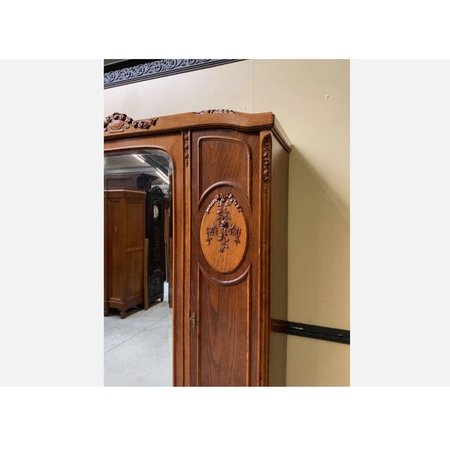 Antique Art Nouveau Wardrobe, 1910 For Sale - Image 4 of 11
