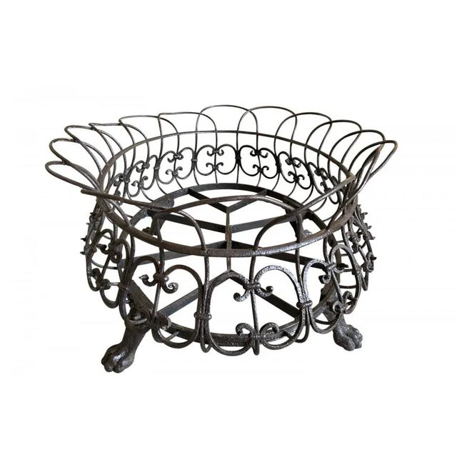 Iron Planter - French Napoleon III Period Jardiniere For Sale - Image 4 of 12
