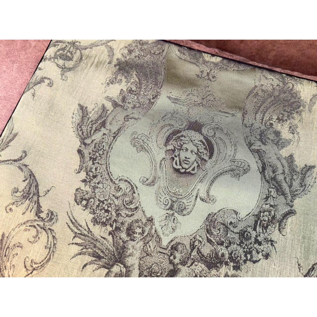 Neoclassical Medusa Medallion Cushion Cover For Sale In Los Angeles - Image 6 of 7