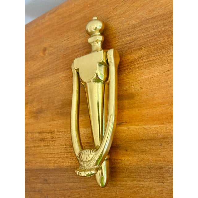 Vintage Traditional solid brass door knocker. Please see condition details noted. No hanging hardware included. Most items...