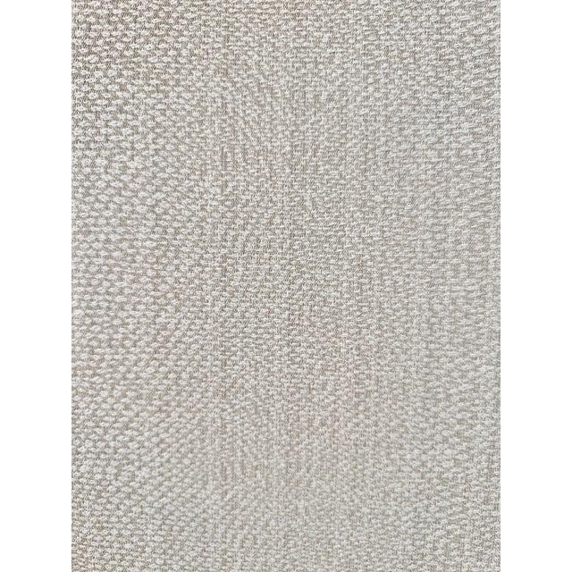 Set of 8 Milo Baughman for Thayer Coggin 1187 Dining Chairs – Soft Ivory/Cream/Greige & Polished Stainless For Sale - Image 9 of 9
