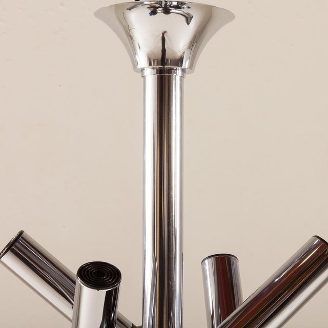 Space Age Chandelier from Targetti Sankey, Italy, 1970s For Sale - Image 10 of 11