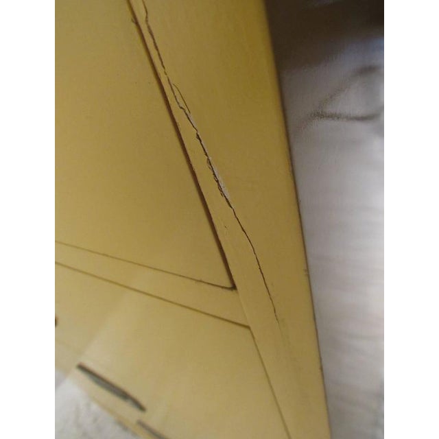 Vintage Modern Campaign Style Chest of Drawers For Sale - Image 5 of 6