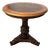Late 20th Century Italianate Renaissance Revival Craquelure & Gilt Round Pedestal Center Table For Sale