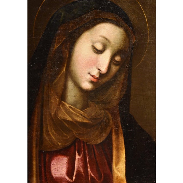 Scipione Pulzone, Madonna, 1600, Oil on Canvas, Framed For Sale - Image 8 of 14