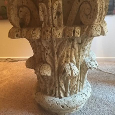 Green 1980’s Steve Chase Crackled Glass Dining Table Top (Coral Base Included). For Sale - Image 8 of 18