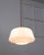 Mid-Century Modern Italian Brass and Opaline Glass Pendant Lamp For Sale - Image 11 of 16