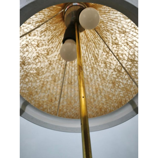 Metal Mid-Century German Floor Lamp with Globe Shade, 1960s For Sale - Image 7 of 13