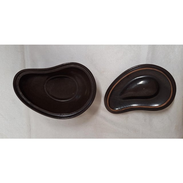 Vintage German Kidney-Shaped Lidded Box in Ceramic from Carstens Tönnieshof, 1960s For Sale - Image 4 of 6