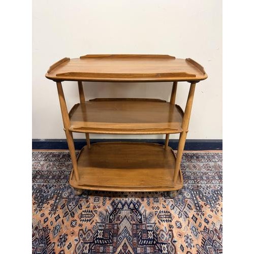 Model 458 Drinks Trolley in Elm and Beech from Ercol For Sale - Image 5 of 5