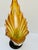 Large Sculptural Art Glass Centerpiece Vase With Pearlescent Amber Tones, 17.5” Tall For Sale - Image 4 of 12
