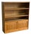 In Style of Henning Kjærnulf Oak Bookcase Cabinet Hutch Drop Front Desk Denmark 1960s For Sale