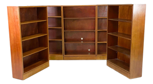 Danish Mahogany Bookcases by Frits Henningsen, 1940s, Set of 5