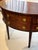 English Mahogany Demiluned Sideboard With Brass Rosette Hardware, Circa 1810 For Sale - Image 10 of 12