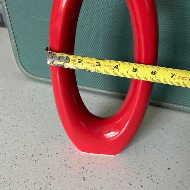 Vintage Jaliang Asymmetrical Base Vase For Sale - Image 10 of 10