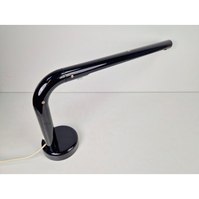 1970s Vintage Black Tube Desk Lamp by Anders Pehrson for Atelje Lyktan, 1970s For Sale - Image 5 of 13