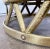 Brass Vintage Sarreid Style Hammered Brass Drum Coffee Table For Sale - Image 8 of 10