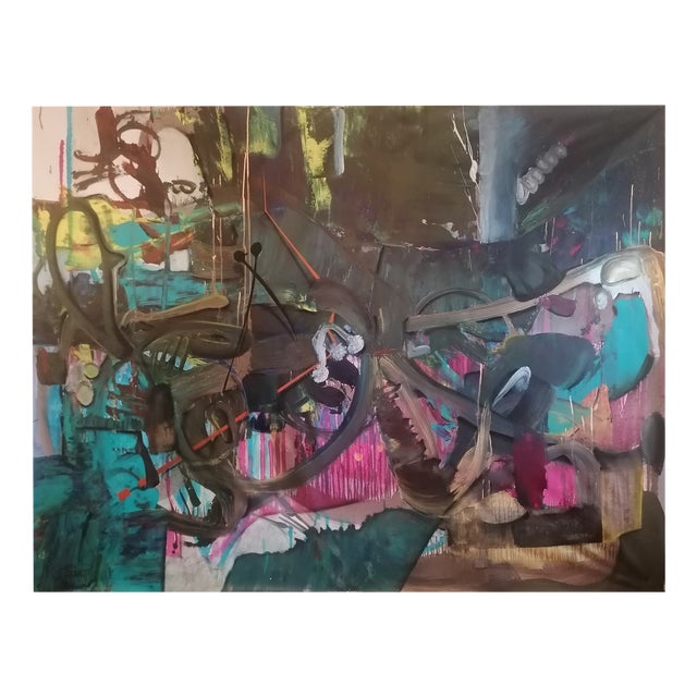 Stefano Mazzolini, Odessa, 2023, Acrylic & Oil on Canvas For Sale