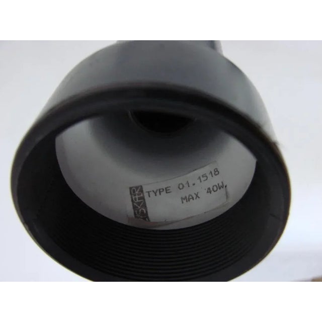 The Lyskar floor lamp, the 1970s, was made of varnished metal, has the ability to set the shades. The lamp is preserved in...