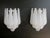 Vintage Glass Petals Drop Wall Sconces, 1990s, Set of 2 For Sale - Image 13 of 13