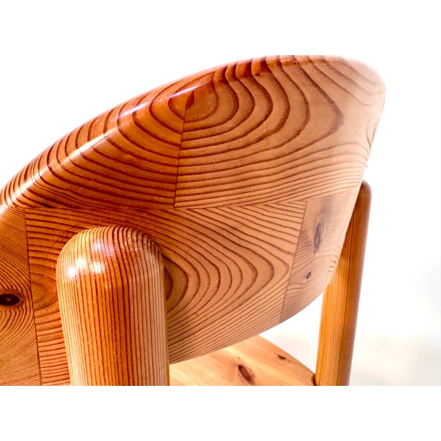 Set of Brutalist Pine Side Chairs by Rainer Daumiller for Hirtshals Savvaerk, Denmark, 1970s For Sale - Image 14 of 18