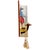 1980s 1980s French Provincial Terracotta Tile Candle Sconces With Breton Folk Figures - A Pair For Sale - Image 5 of 16