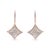 Twinkle like a star by wearing these stunning dangle earrings. Each of the earrings is made using sterling silver and...