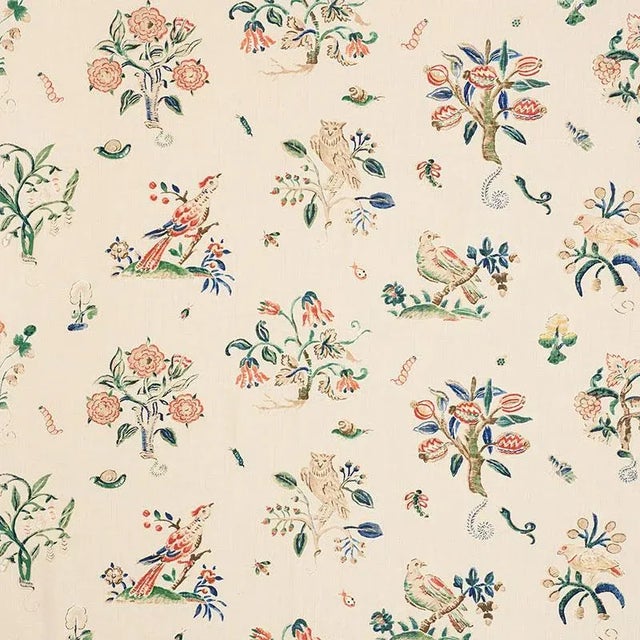 Sample - Schumacher Magical Menagerie Fabric in Primary For Sale