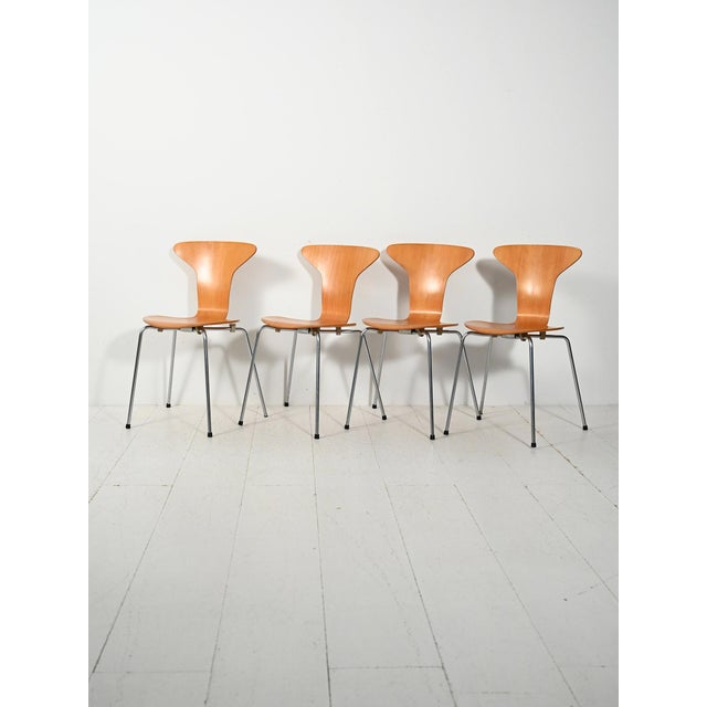 Mosquito Chairs by Arne Jacobsen for Fritz Hansen, 1968, Set of 4 For Sale - Image 11 of 11