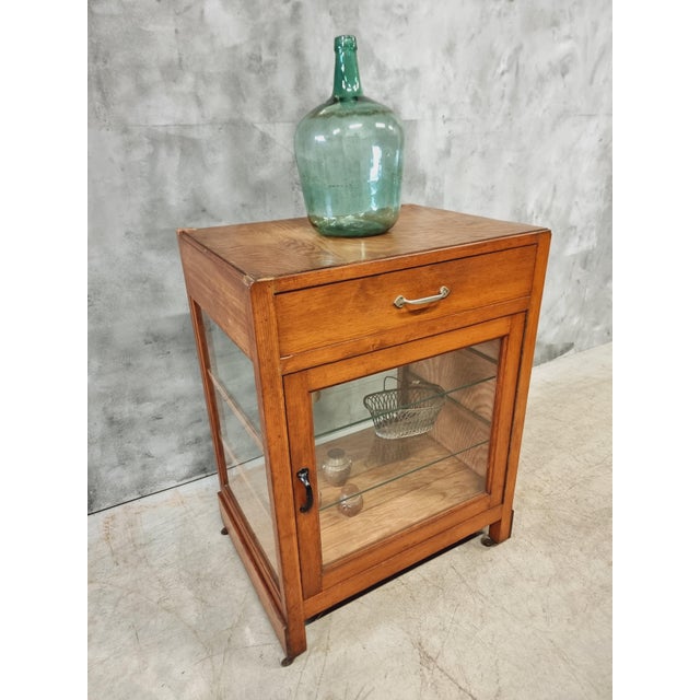 Wood Belgian Display Cabinet, 1930s-1950s For Sale - Image 7 of 16