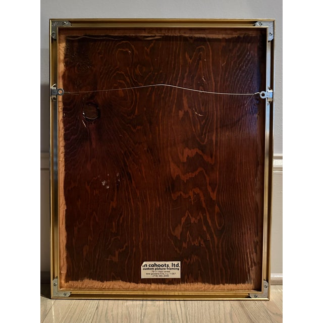 New York City subway map Framed vintage 1971 copyrighted NYC jigsaw puzzle manufactured by Gameophiles Unlimited Inc...