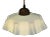 Ceiling Lamp with Ruffled Shade, 1920s For Sale
