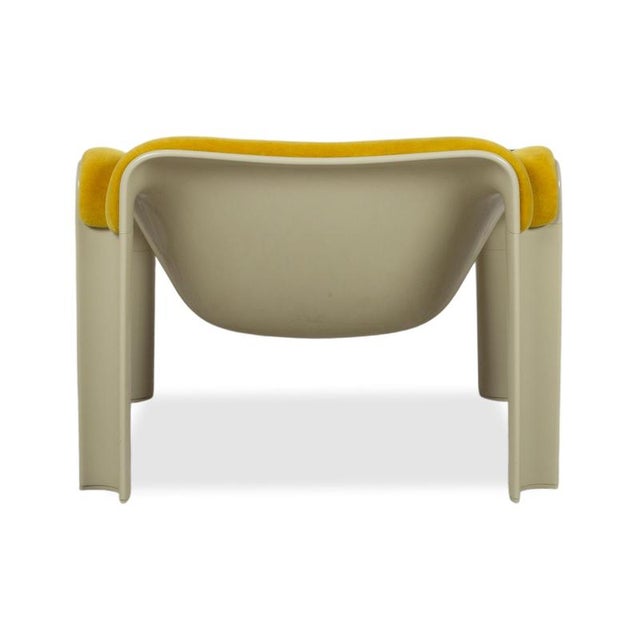 F300 Lounge Chair in Yellow Fabric from Gubi For Sale - Image 10 of 13