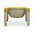 F300 Lounge Chair in Yellow Fabric from Gubi For Sale - Image 10 of 13
