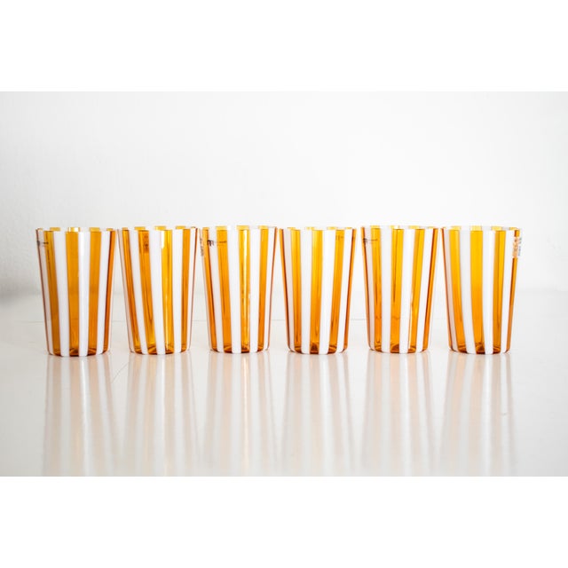 Glasses by Nicola & Alberto Moretti, Set of 6 For Sale - Image 4 of 14