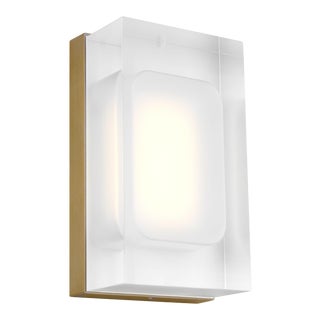 Visual Comfort Modern Milley 7 Wall LED Aged Brass For Sale