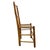 Rustic Vintage Rustic Ladder-Back Wood Chair With Hand-Woven Cord Seat For Sale - Image 3 of 5