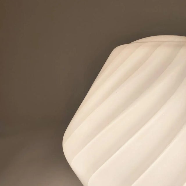 Gold Italian Murano Glass Lamps in the style of F. Fabbian, 1970s, Set of 2 For Sale - Image 8 of 9