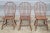 Wood Set of 6 Nichols & Stone (Stickley) Sack Back Arm & Bow Back Side Windsor Chairs For Sale - Image 7 of 14