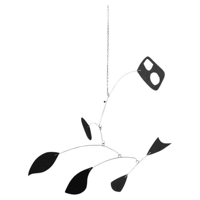 French Artist, Enchanting Dynamics: Iron and Foam Kinetic Sculpture Black in Play, 1990s, Metal For Sale - Image 15 of 15