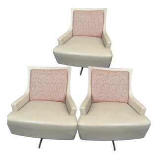 3 Barbara Barry "Scoop" Lounge Chairs for HBF-Blend of MCM Inspiration & Contemporary Refinement For Sale