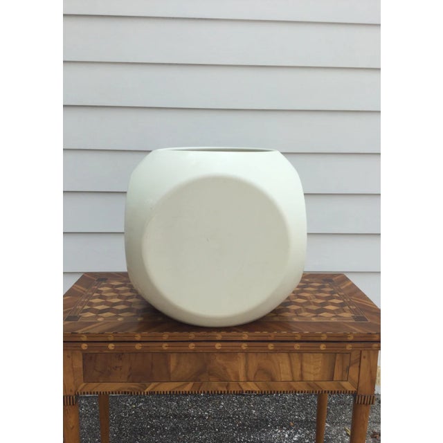 Vintage 1970s Space Age White Cube For Sale - Image 4 of 5