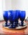 Blue Cocktail Glasses by Mariana Iskra for Ribes Studio, 2004, Set of 6 For Sale - Image 8 of 9