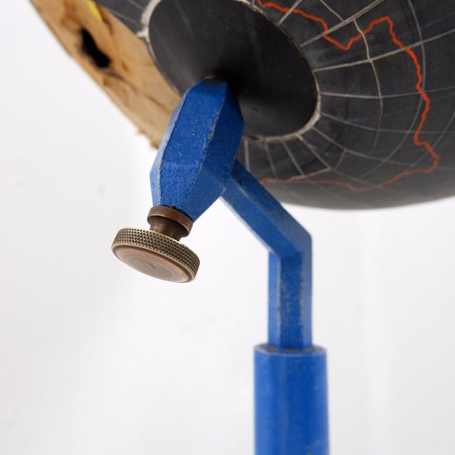 Large Globe Floor Stand by Ludo Verbeke, 1950s For Sale - Image 6 of 14