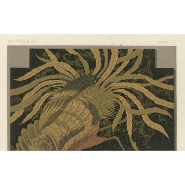 Japanese Phoenix in Flight, 1880s, Paper For Sale - Image 3 of 10
