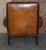 Set of Antique Regency Bolster Brown Leather Library Armchairs For Sale - Image 13 of 18