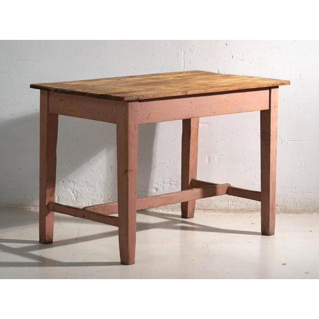 Kitchen Table in Pine Wood, Central Europe, 1900 For Sale - Image 11 of 12